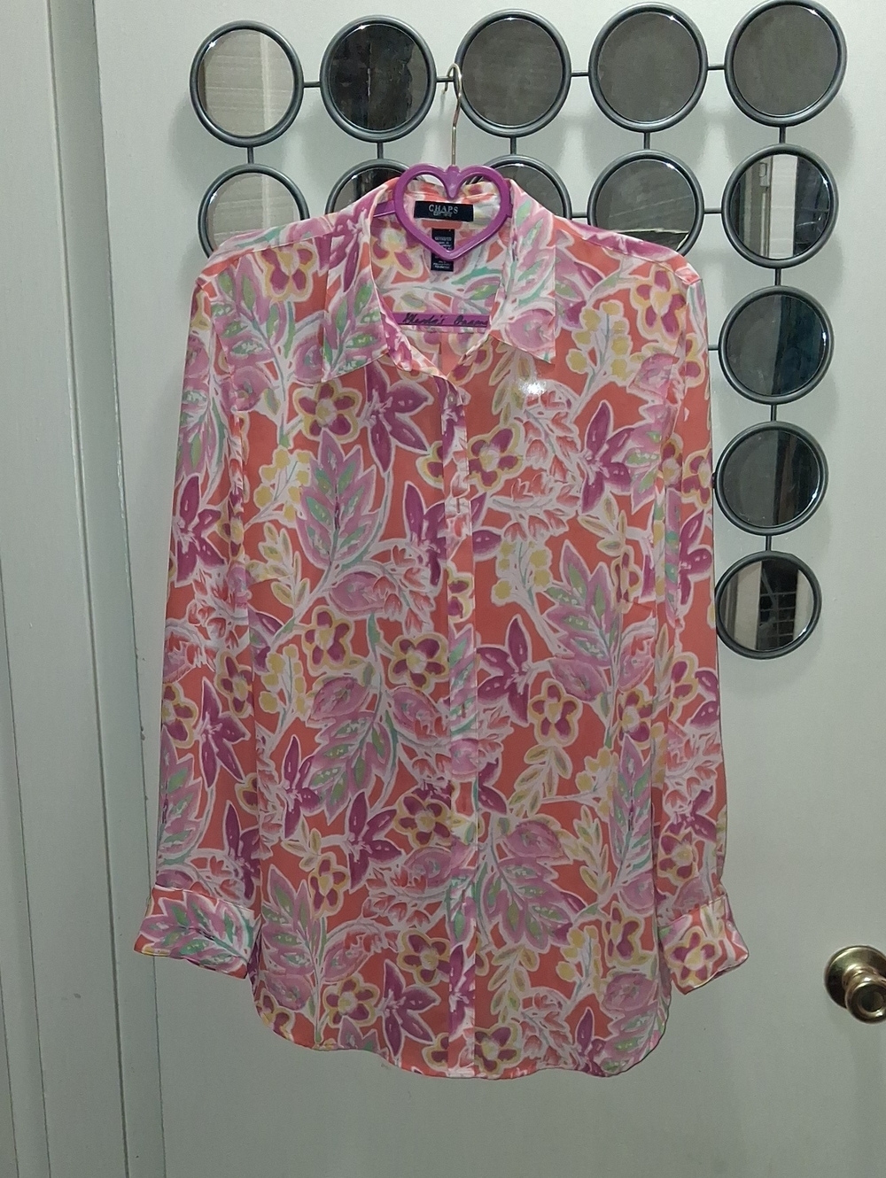 CHAPS FLORAL Blouse
